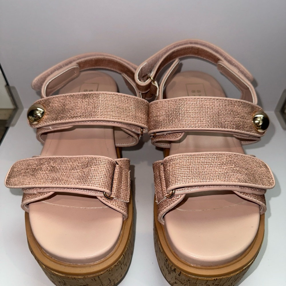 ShuShop Lucille Velcro Strap Sandals